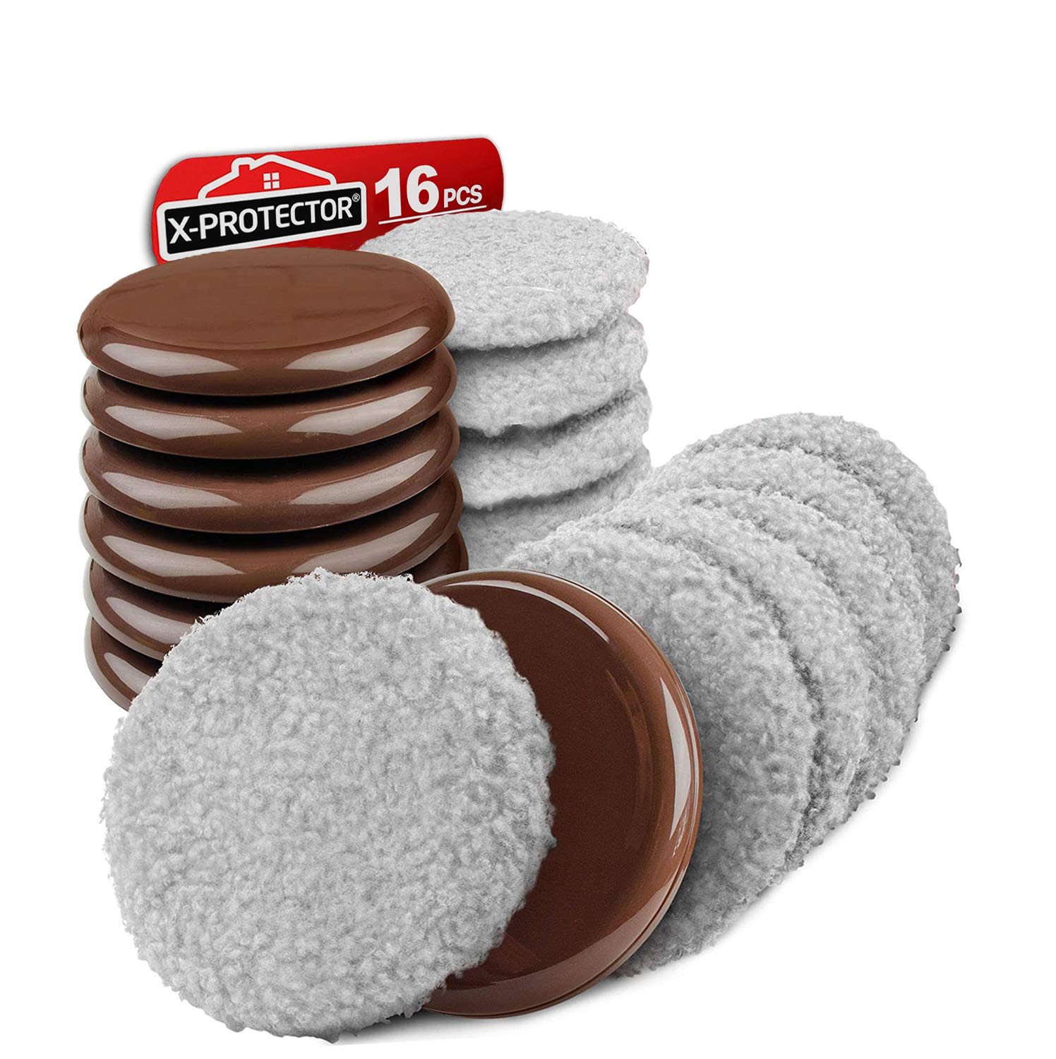 Furniture Sliders XPROTECTOR MultiSurface Sliders for Carpet