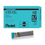 Pentel Super Hi-Polymer Lead Refill, (0.7mm) Medium, HB, 360 Pieces of Lead (C27-HB) – view 1