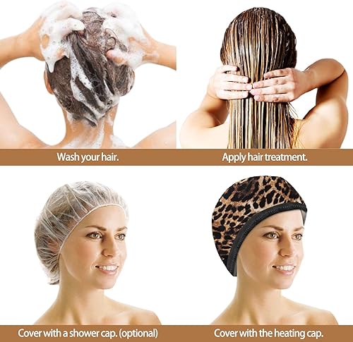 Miniatura 2 de VICARKO - Accesorio para secador de pelo con capucha, para cabello natural, color negro, en forma parecida a capucha, uso domestico,