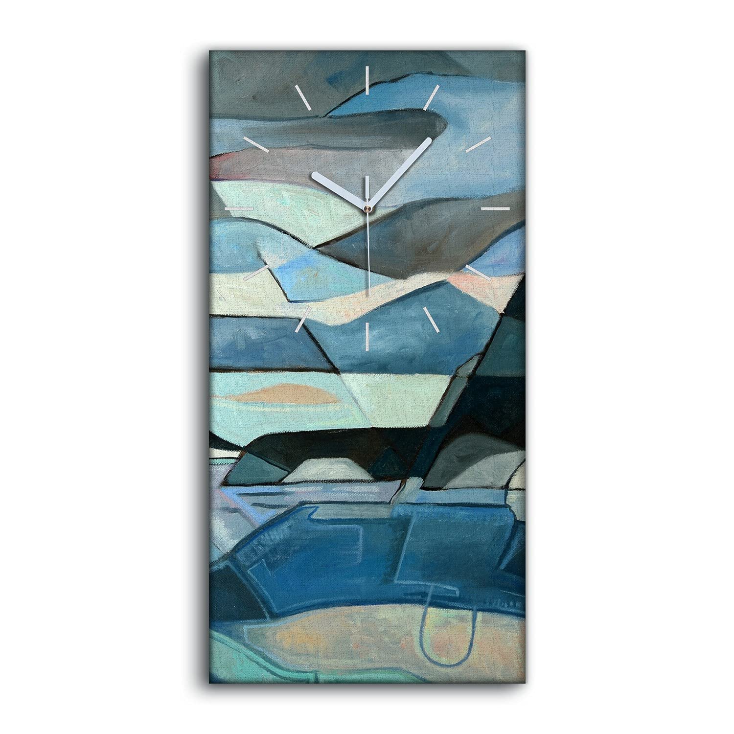 Horloge sur Toile Ne Pas Tic Tac - Image Murale Silencieuse 30x60