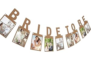 Tatuo Rustic Wedding Decorations Bridal to Be Bunting Banner for Bridal Shower Party