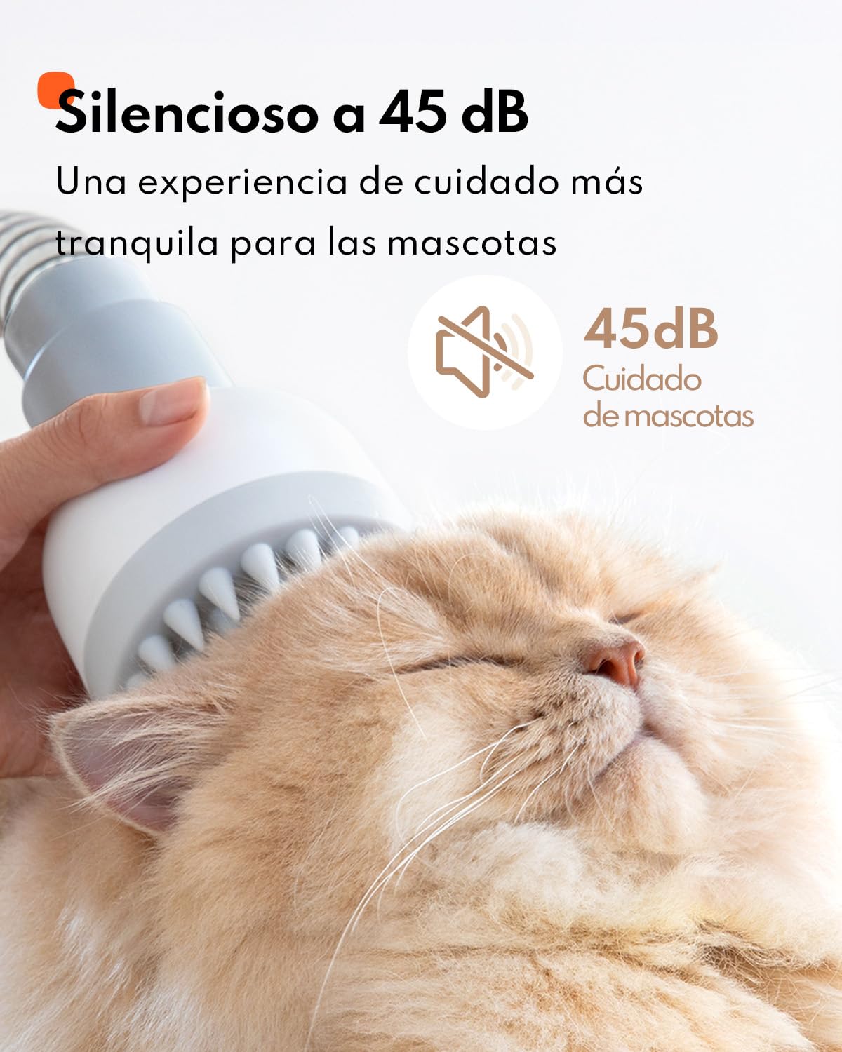 Homerunpet Cortapelos Perros con Aspiradora de Pelo, Ultra Silencioso y Succión 99% Pelo de Mascota, Cepillo Aspirador Profesional con 6 Herramientas para el Cepillado , 1,85L