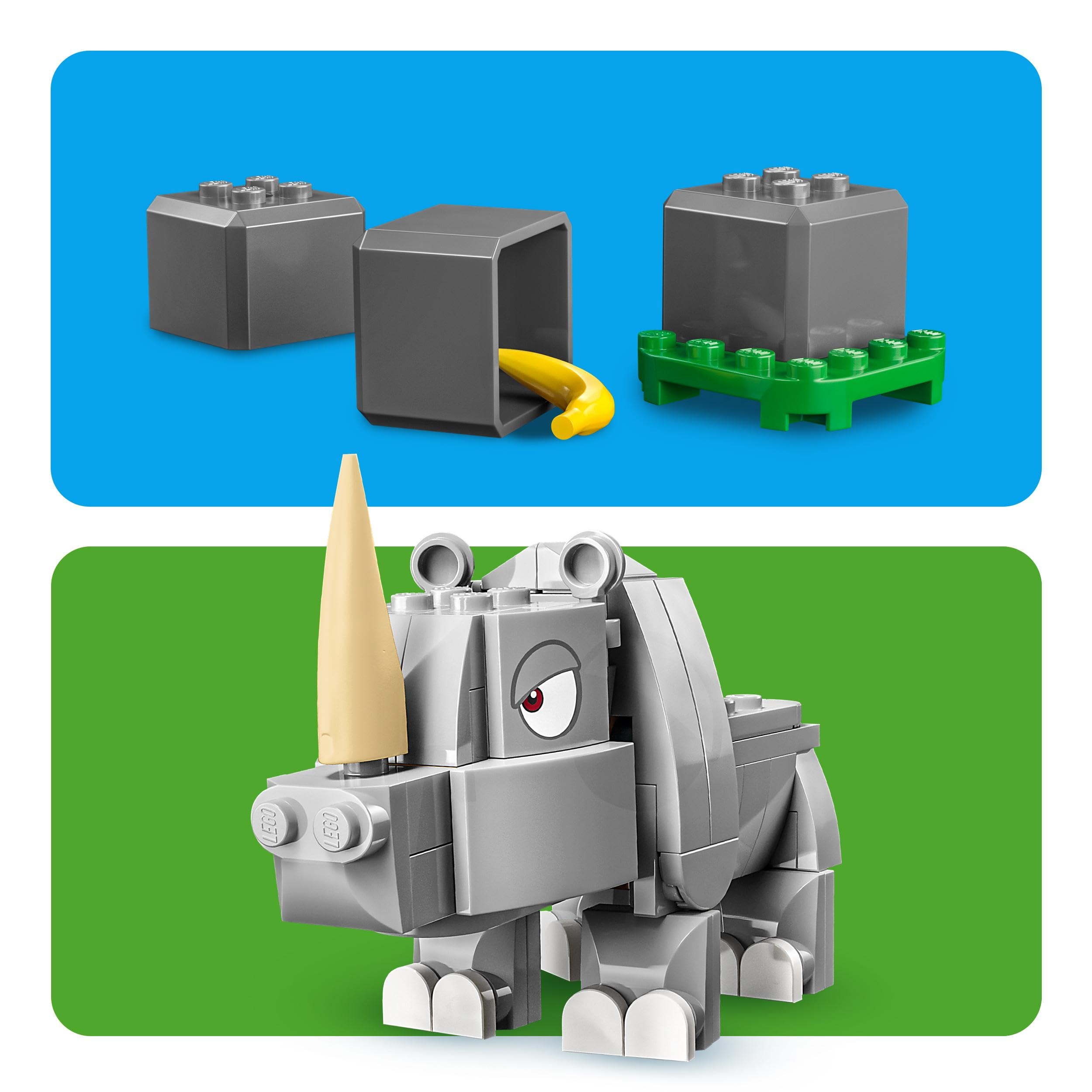 LEGO Set Super Mario 71420 Set de Expansao Rambi o rinoceronte 106