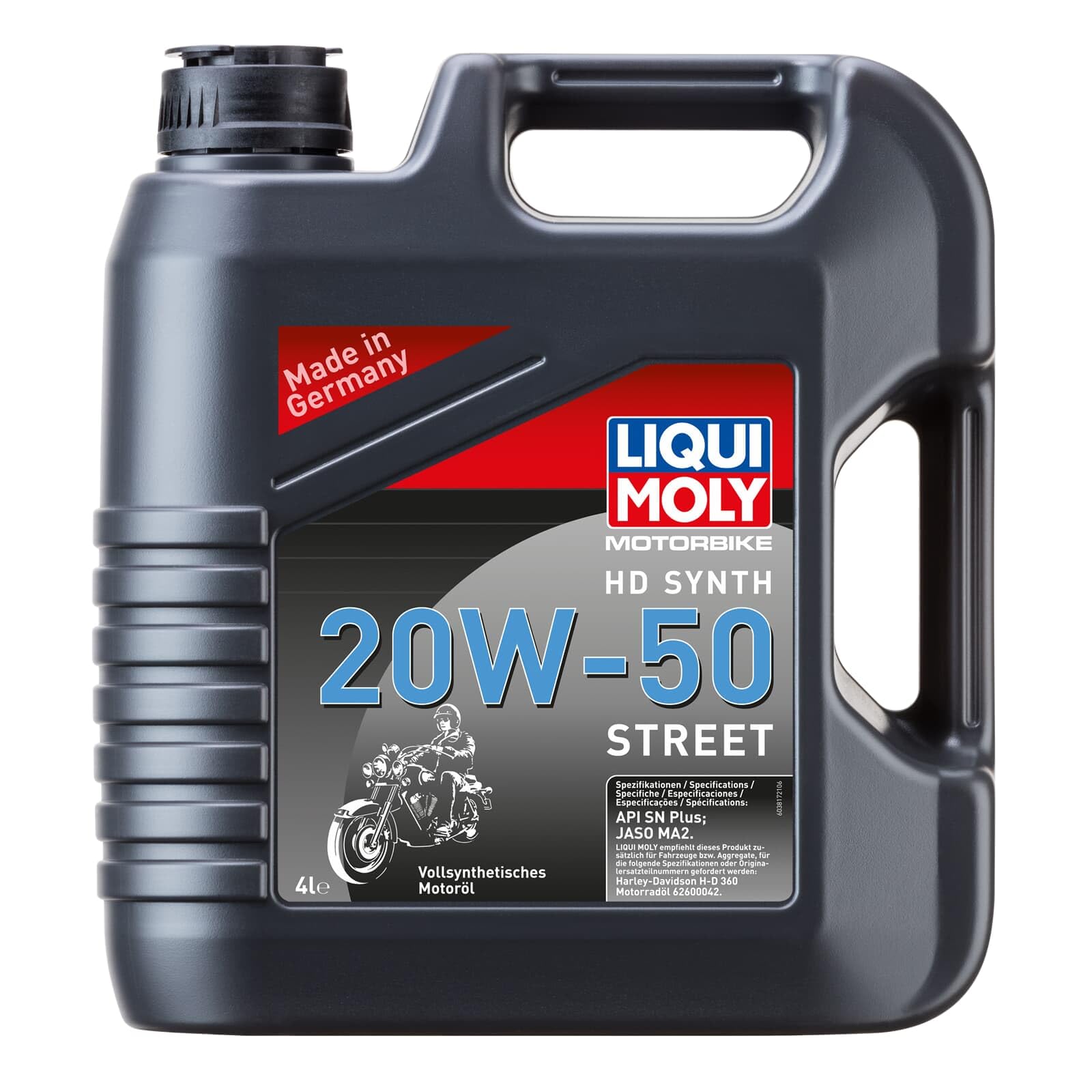 – Liqui Moly Motor Bike Hd Synth 20W-50 Street Motor Oil 4 Liter