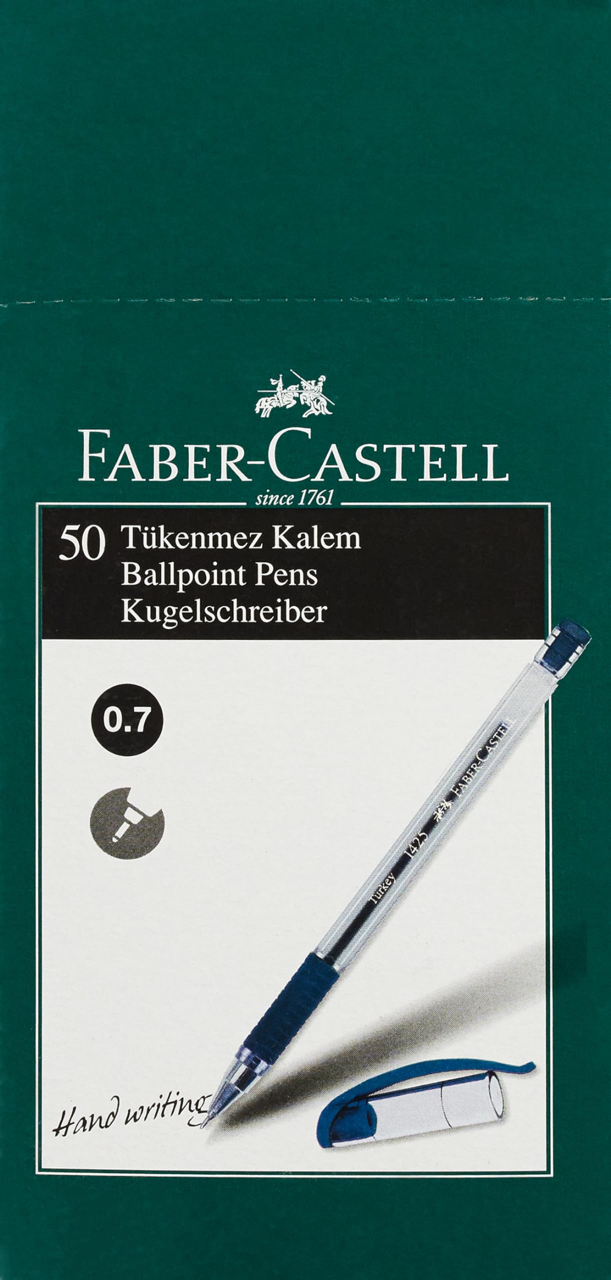 Faber-Castell 1425 İğne Uç Tükenmez, Siyah, 50' li