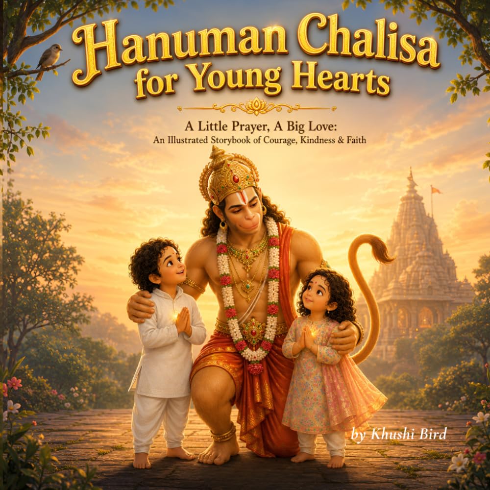 Hanuman Chalisa for Young Hearts: A Little Prayer, A Big Love: An Illustrated Storybook of Courage, Kindness & Faith