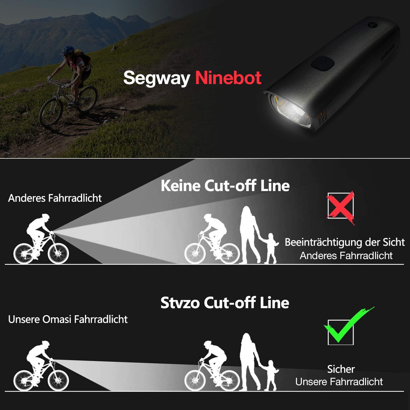 Ninebot by Segway Headlight LF-10P
