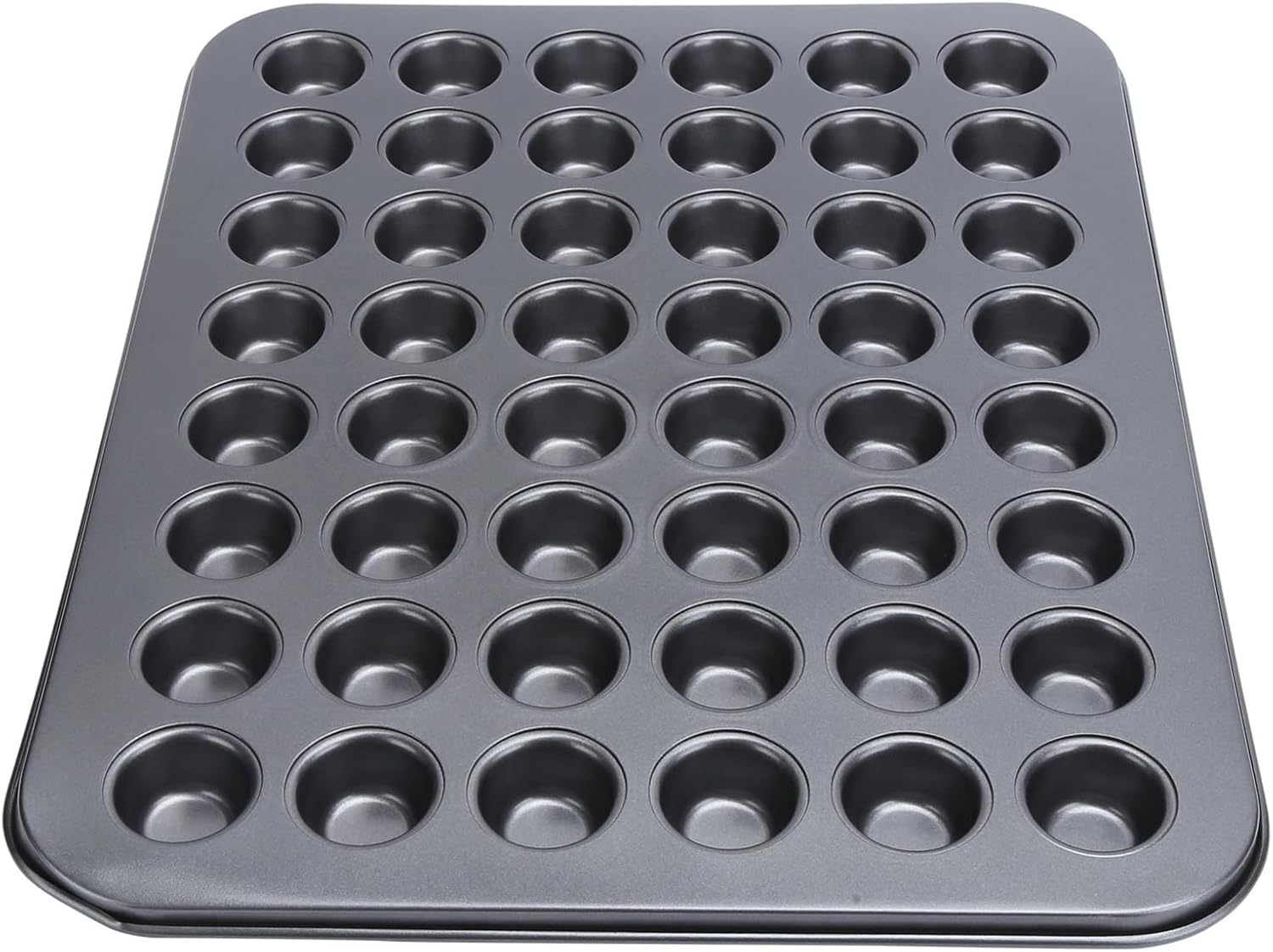 48-Cup Non-Stick Mini Cupcake Pan Baking tray, Round Baking Mold, Essential Kitchen Baking Utensil