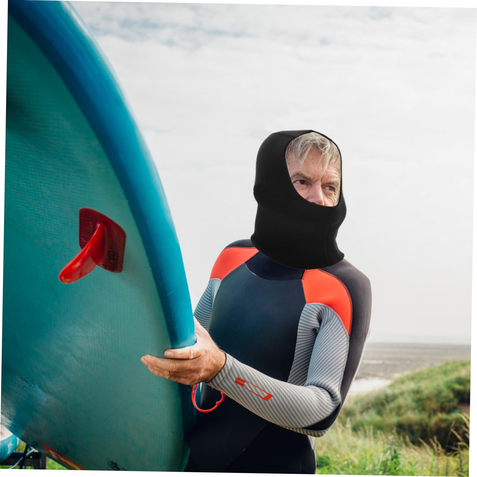 GALPADA Snorkeling Hood Diving Cover Full Mask Warming Hat Uv for Family Friends Outdoor Activities