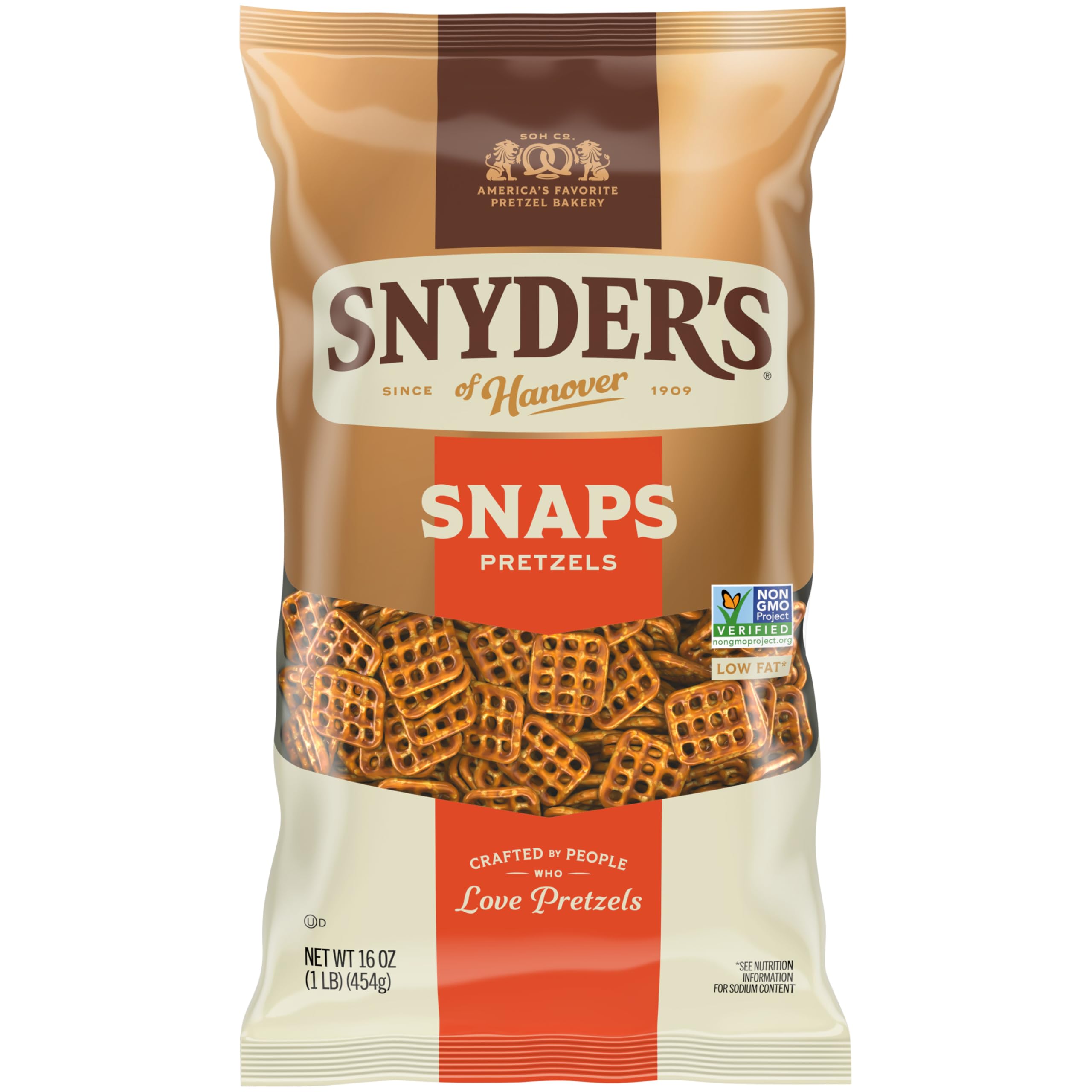 Snaps Pretzels, 16 Oz Bag