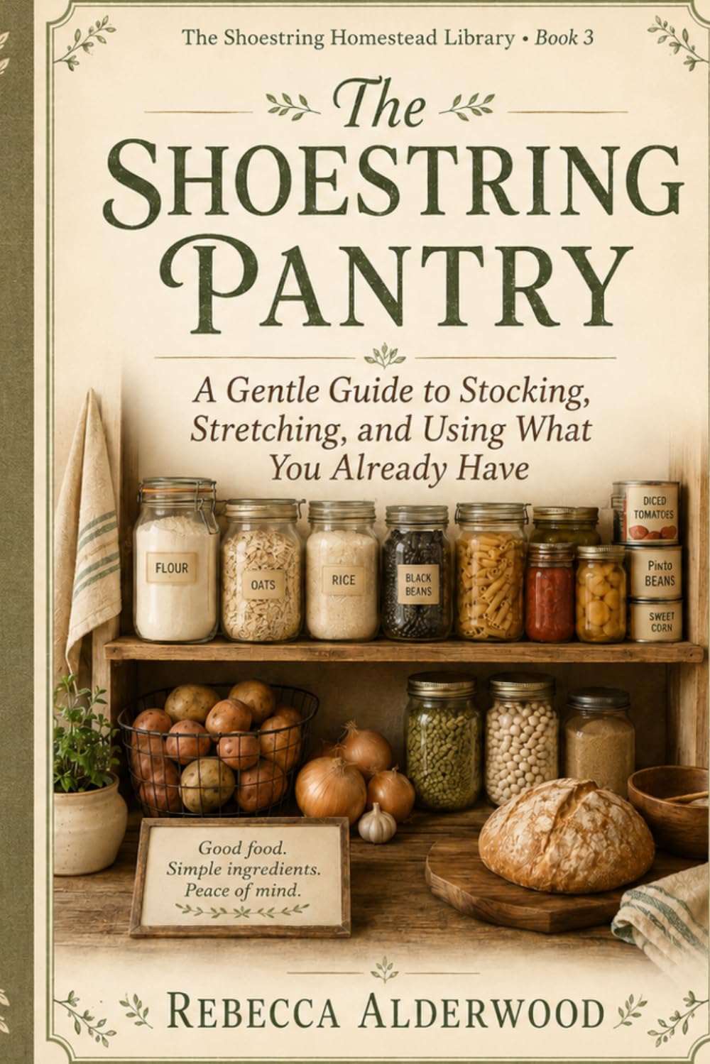 The Shoestring Pantry: A Gentle Guide to Stocking, Stretching, and Using What You Already Have (The Shoestring Homestead Library)
