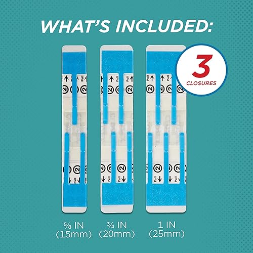 Miniatura 6 de Clozex Cierres de laceración de emergencia reparación de heridas sin puntadas. Dispositivo de cierre de piel aprobado por la FDA para 2 heridas