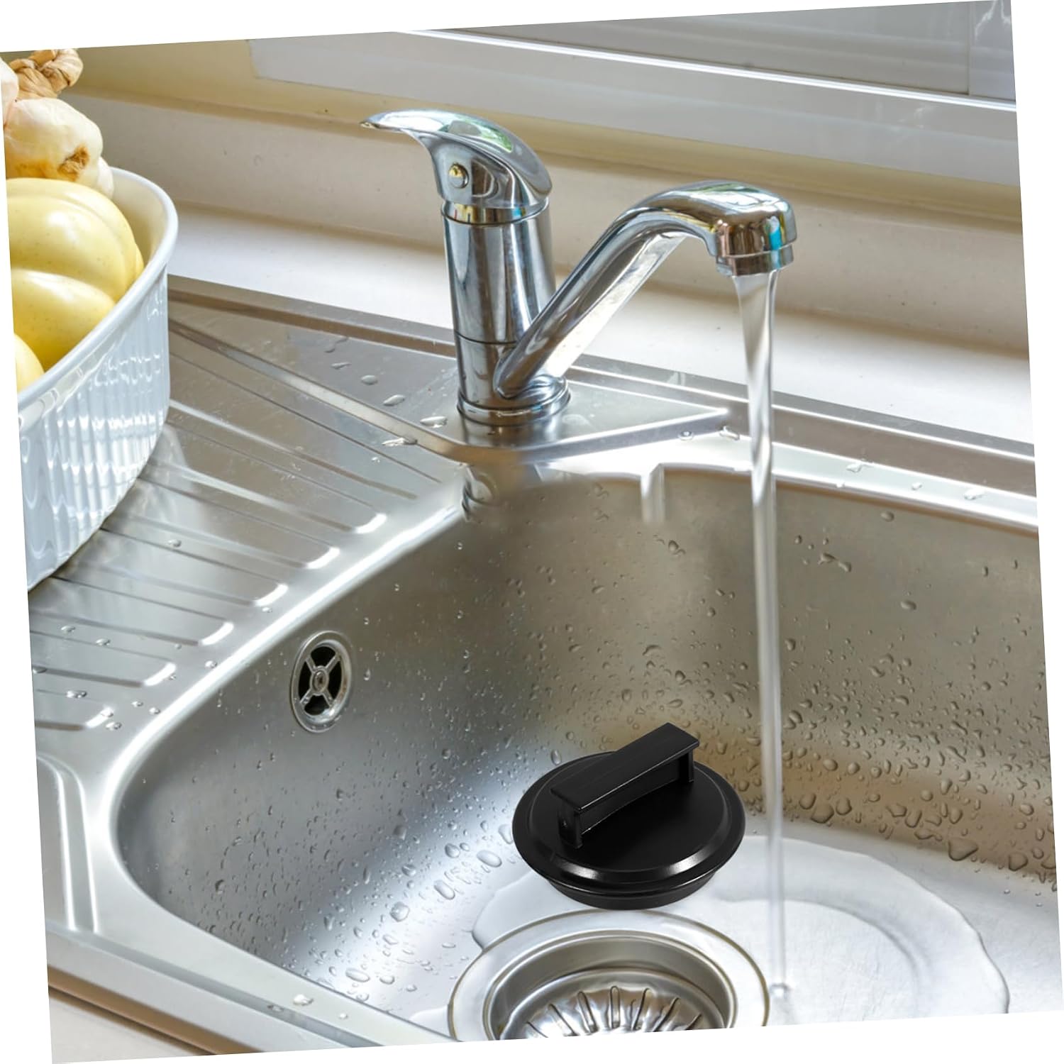 Garbage Disposal Cover Splash Guard for Kitchen Sink Smell Control Prevention Easy to Use Waste Disposal Insert for Home Commercial Kitchens