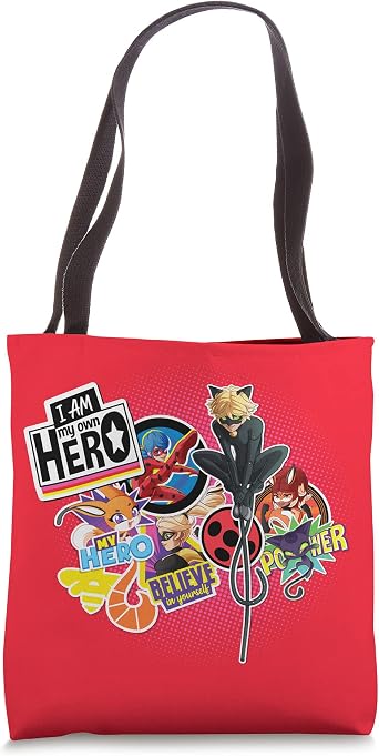 Miraculous Collection Ladybug and All Heroez Tote Bag