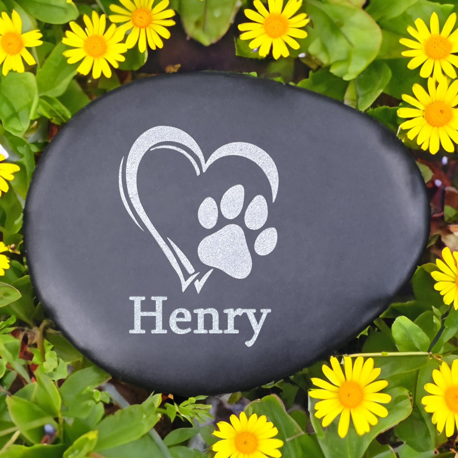 Eremovd Personalized Pet Memorial Stones Gifts - Cat Memorial Stones - Dog Memorial Gravestone - Bereavement Gifts for Loss of Pet Dog - Loss of Pet