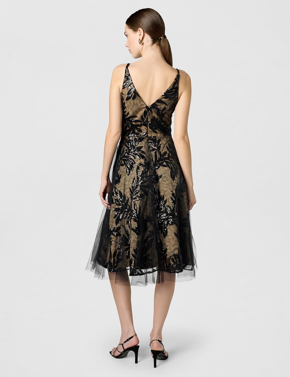 Courtney Sequin Overlay Dress - Image 4