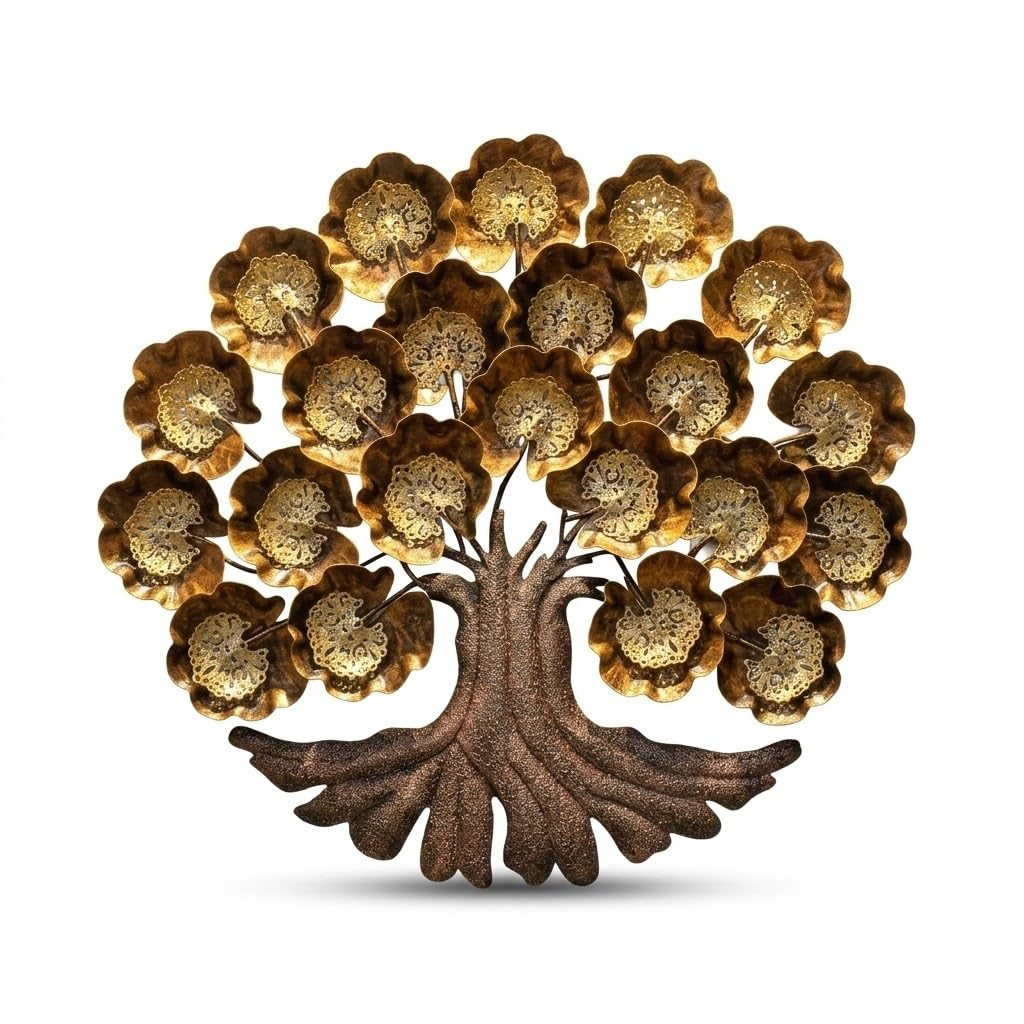 Zora Tree Wall Decor - LED Light & Elegant Design -11