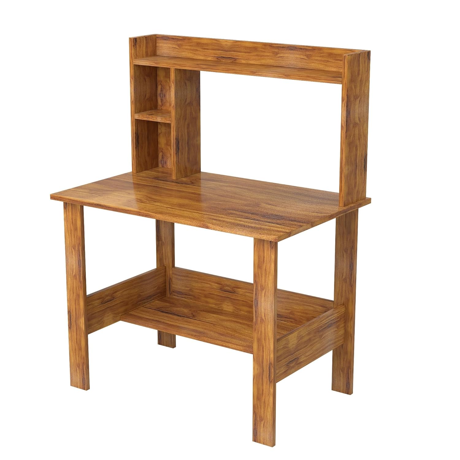 Callas ST-40 Wooden Study Table with Hutch & Bottom Storage – Multi-Purpose Office Desk for Laptop, Computer, Writing & Study – Durable Engineered Wood Workstation for Home & Office (Walnut, ST-40) 20 71ohVJAd22L. SL1500