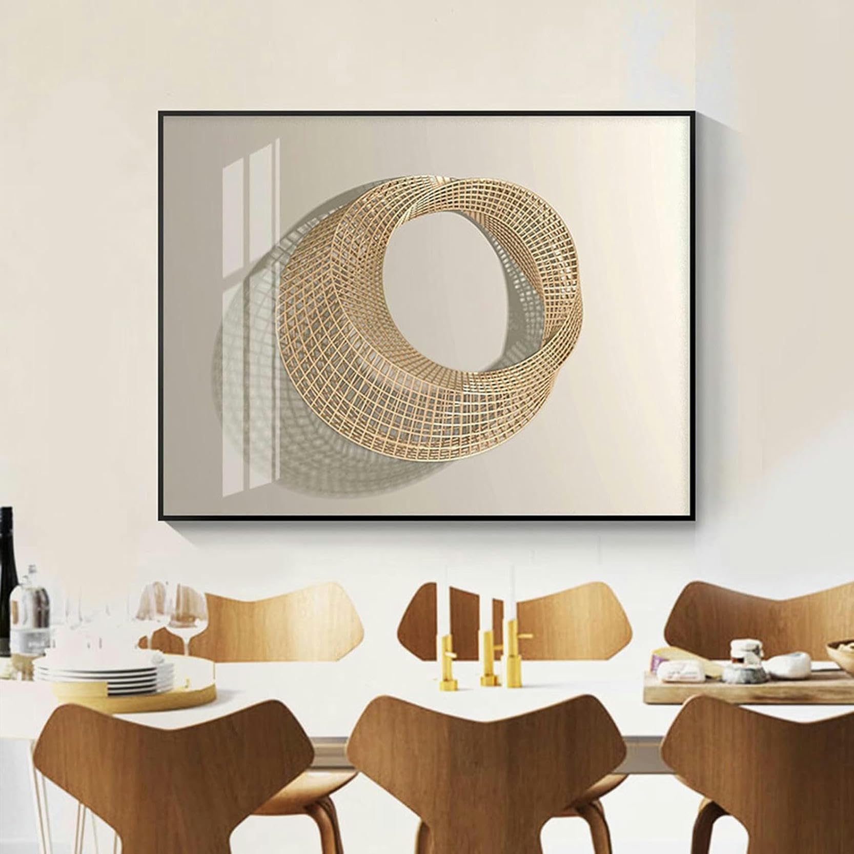Copertura decorativa per scatola dei fusibili, protezione per scatola elettrica, design moderno, design semplice rimovibile, 50 x 40 cm, per casa e ufficio