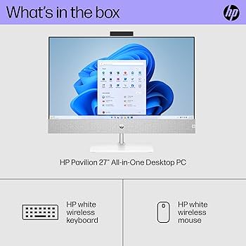Amazon.com: HP Pavilion 27 inch All-in-One Desktop PC, FHD
