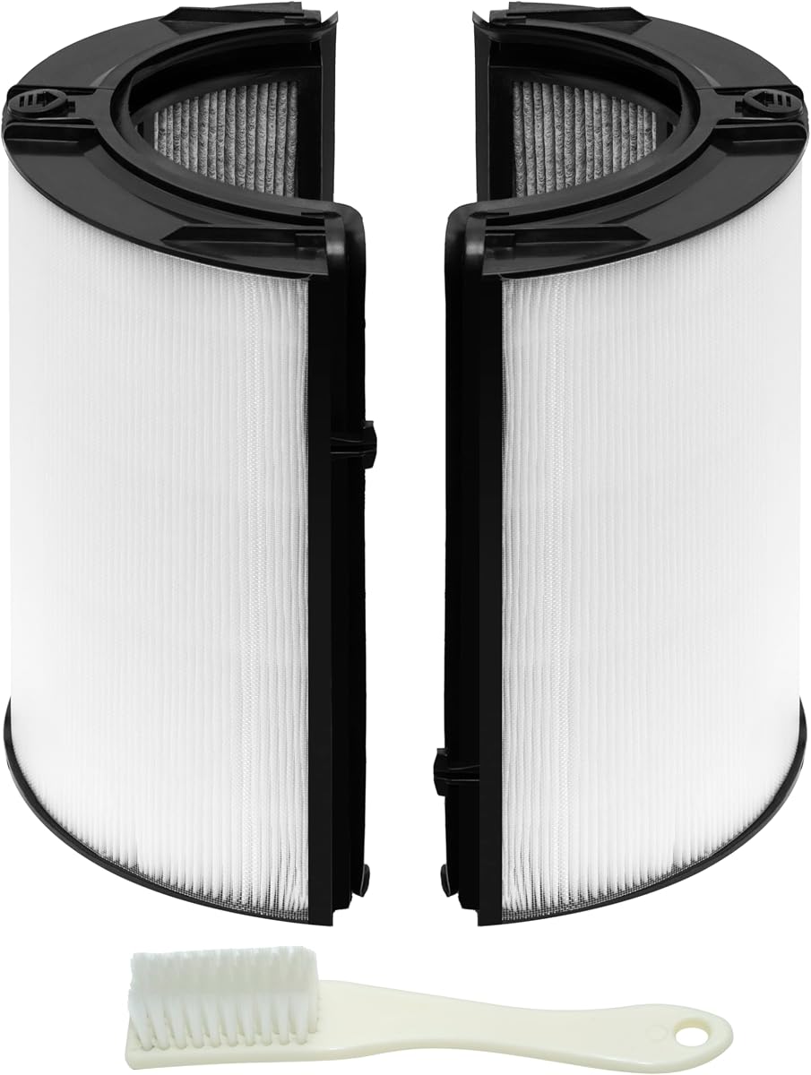 360° Combi Glass True HEPA + Carbon TP07 Filter Replacement, Compatible with Dyson TP07 TP10 TP06 HP06 TP04 HP04 PH02 PH01 PH03 PH04 HP09 TP09 HP07 HP10 Air Purifier, Part No. 970341-01