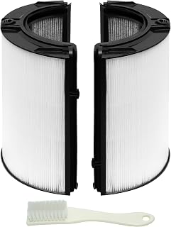 360° Combi Glass True HEPA + Carbon TP07 Filter Replacement, Compatible with Dyson TP07 TP10 TP06 HP06 TP04 HP04 PH02 PH01 PH03 PH04 HP09 TP09 HP07 HP10 Air Purifier, Part No. 970341-01
