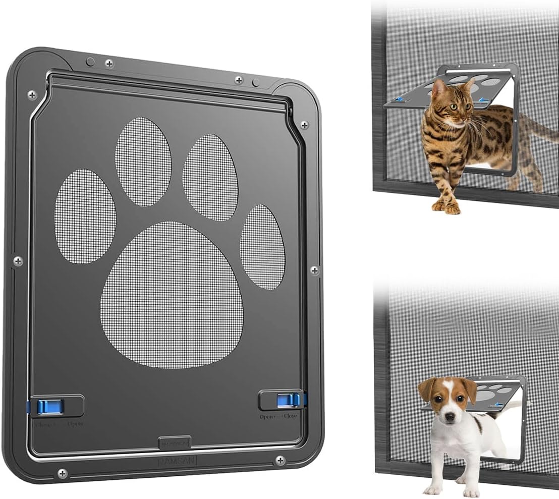 Namsan Pet Door for Screen Door Cat Sliding Door Automatic