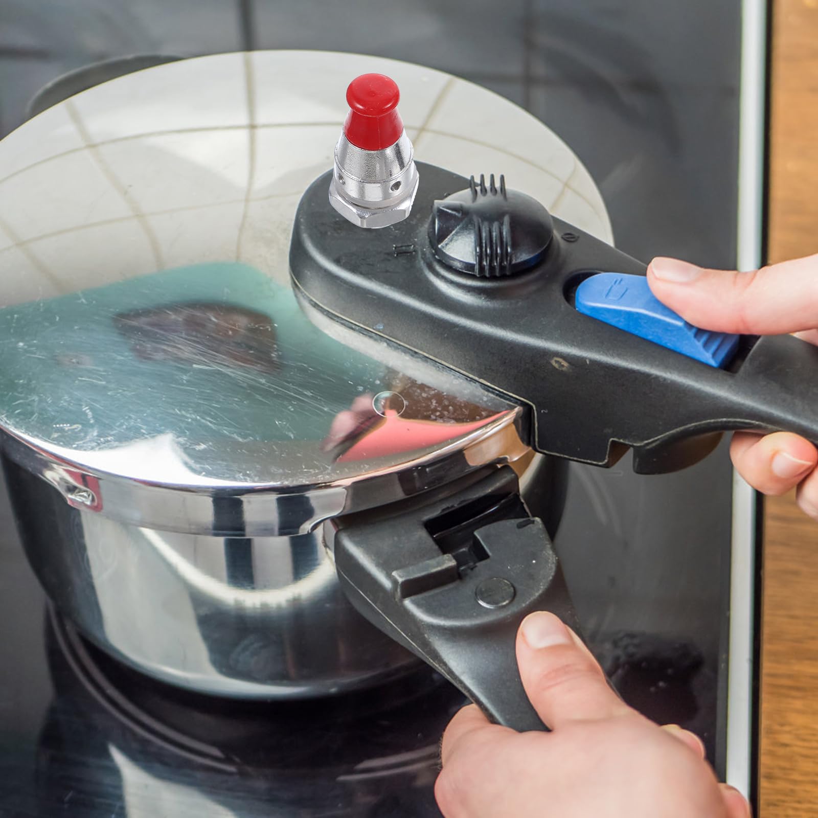 SHINEOFI Schnellkochtopf Ventil Set - 2-tlg. Druckventile Für Sicherheit & Druckablass