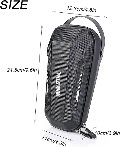 Miniatura 2 de ArcEnCiel Bolsa de manillar para scooter, bolsillo frontal de la bolsa de scooter, bolsa de scooter eléctrica, bolsa de bicicleta plegable