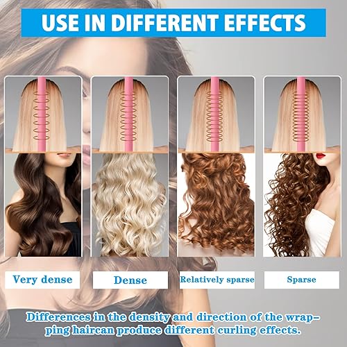 Miniatura 4 de Rizador de cabello sin calor durante la noche para que todos los días con un nuevo peinado diferente sin calor, diadema de varilla rizadora sin