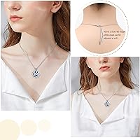 Vista 13 de Oinsi Joyería de Cremación de Mascotas Para Cenizas Para Perro/Gato con Forma de Pata de Acero Inoxidable Medallón Conmemorativo Collar de Urna Mini