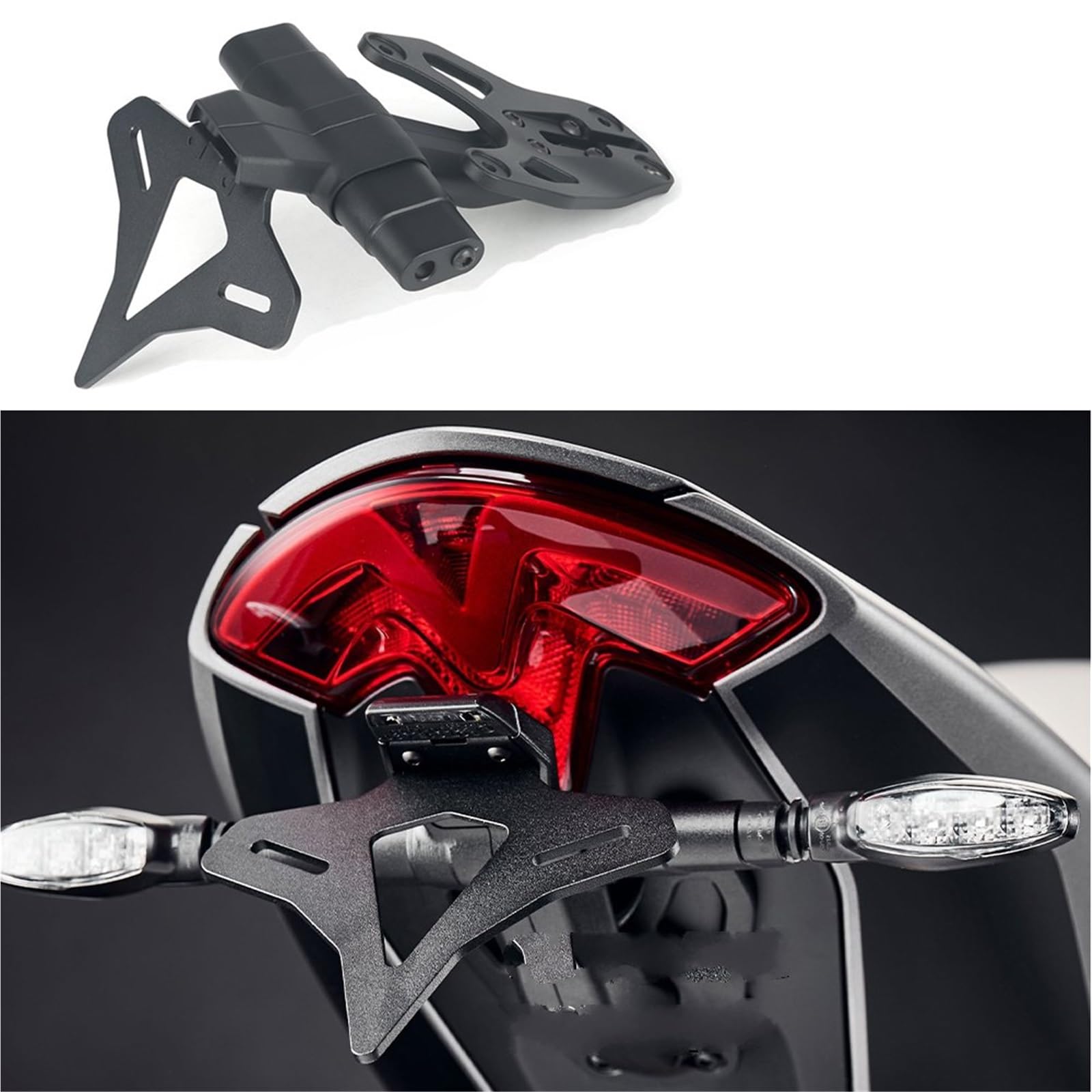 Soporte De Matrícula Trasero Corto Motocicleta para Speed ​​Triple 1200RS 1200RR 1200 RS RR 2021-2024