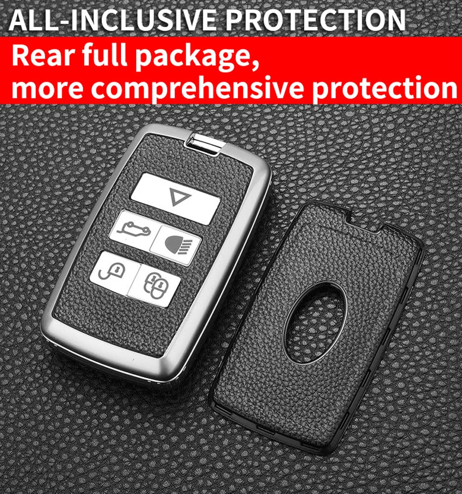 Custodia Portachiavi Auto In TPU Per Land Rover Discovery, Defender, Range Rover, Evoque, Velar E Jaguar E-Pace, XE, XJ (2017-2022)