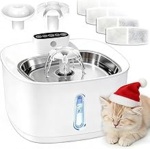 3.2L Wireless Cat Fountain Rechargeable Wireless Cat Water Fountain with Motion Sensor, 3 Modes, 5 Layer Filtration, Ultra Quiet, BPA Free for Cats and Dogs