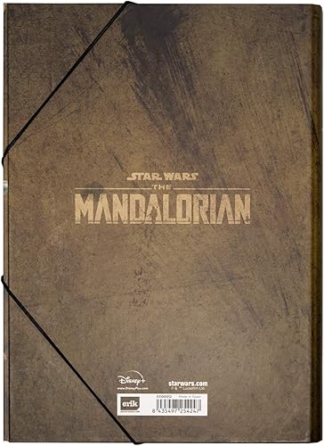 Miniatura 2 de Offical The Mandalorian - Carpeta divisora A4 de 13.4 x 10 pulgadas (13.4 x 10.0 in), organizador de documentos, carpeta escolar, carpeta de