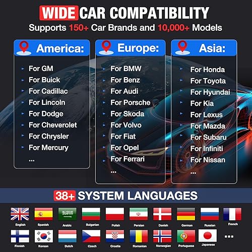 Miniatura 8 de KINGBOLEN K10 Pro Full Systems Mapa de Topología de Escáner de Coche de 10", Herramienta de Escaneo Bidireccional Bluetooth Escáner OBD2, Servicio