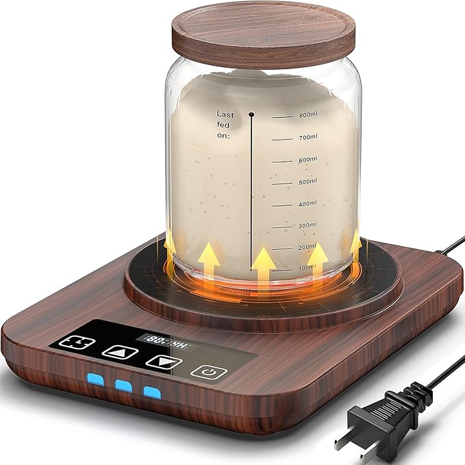 Electric Sourdough Starter Warmer, Upgrade Warming Heating Pad Mat for