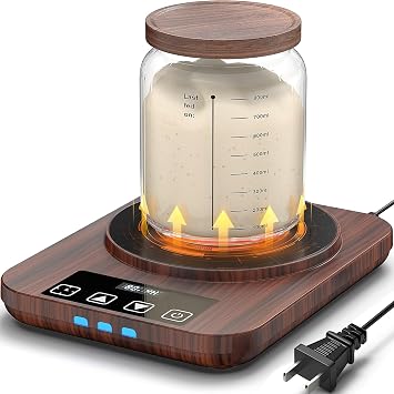 Electric Sourdough Starter Warmer, Upgrade Warming Heating Pad Mat for Sour Dough Starter, Sourdough Heater Proofing Tool for