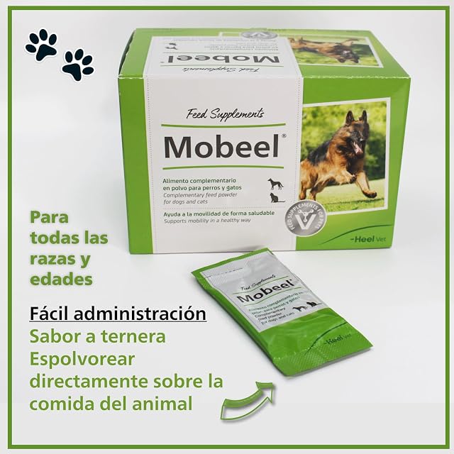Foto 5 de 7 de Heel Mobeel Articulaciones de Perros y Gatos 50 Sobres Condroitín Sulfato, Mejillón de Concha Verde, Ovopet