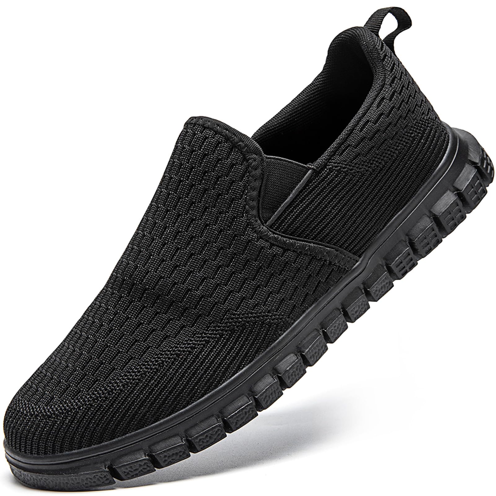 JUEQIBAA Schuhe Herren Slipper & Mokassins Halbschuhe Loafers Slipper Leichte Atmungsaktive Slip-On Sneaker Freizeitschuhe Rutschfester Laufschuhe Bequeme Flache Bootsschuhe Gehen Drinnen Draußen