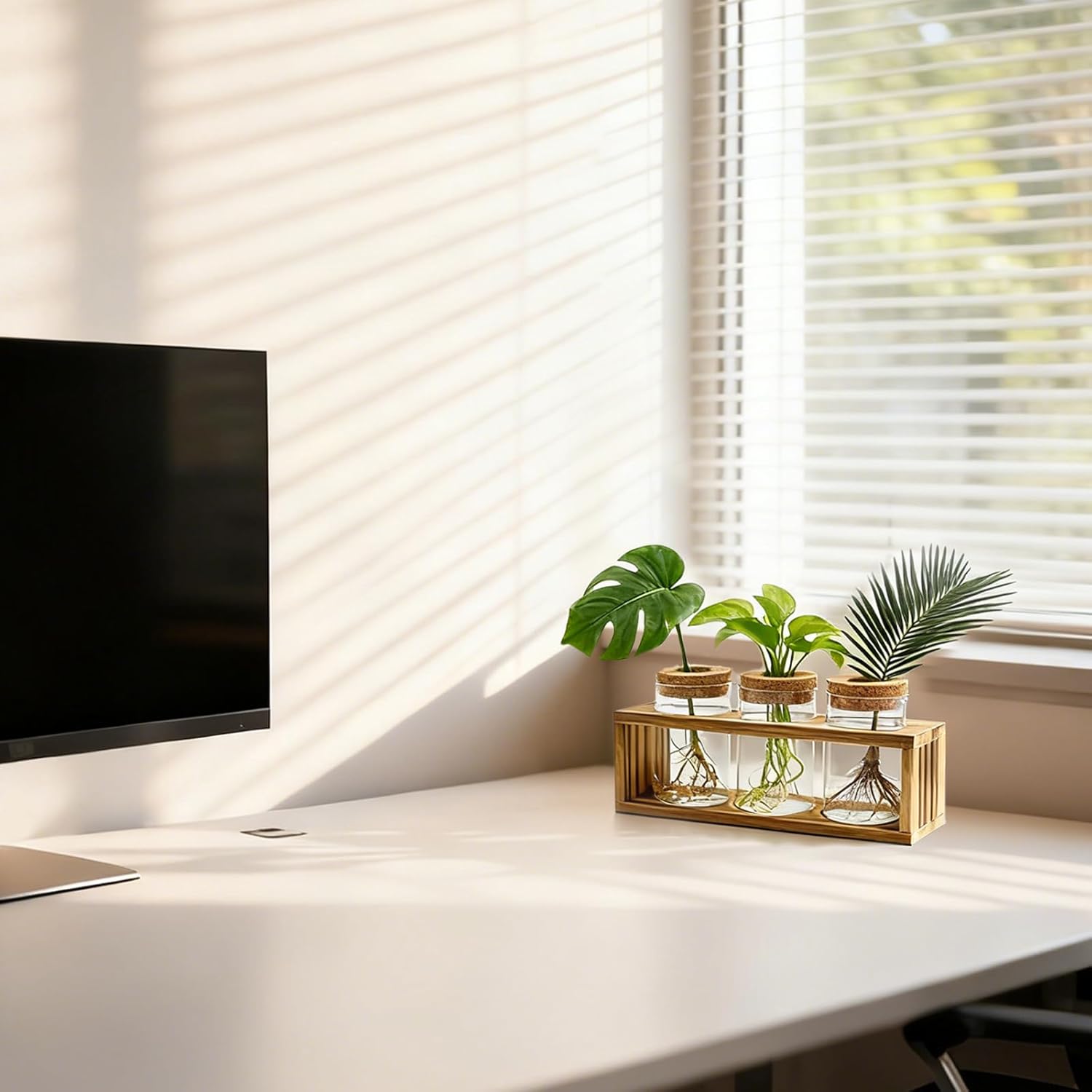 Propagation Stations, Plant Terrarium for Indoor Hydroponic Decor, Glass planters for Fresh Cuttings, Unique Birthday Gifts for Women & Mom, Home/Office Decor - Image 6