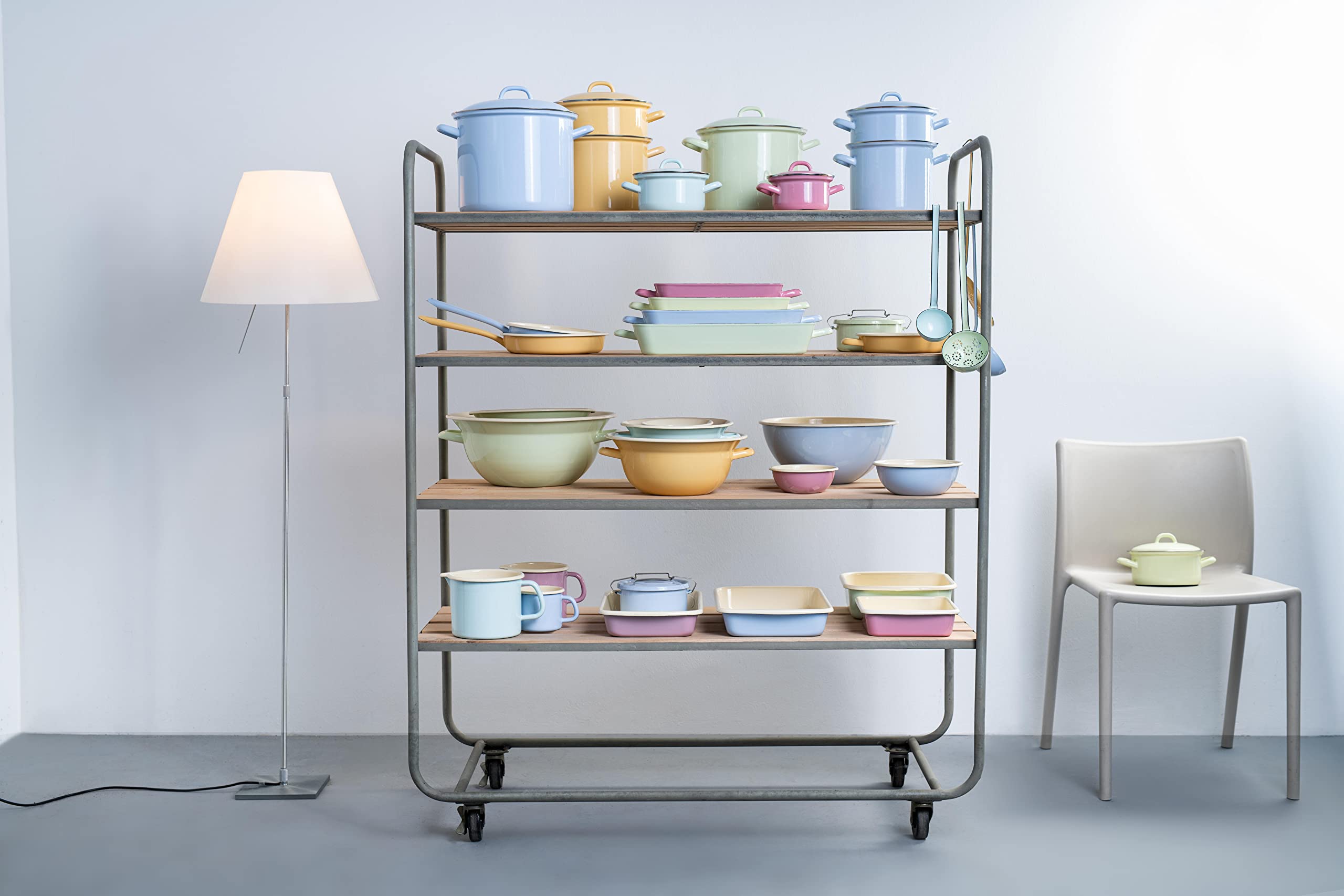 Riess Classic - Ménager - Casserole avec bec verseur, Ø 14 cm - Turquoise