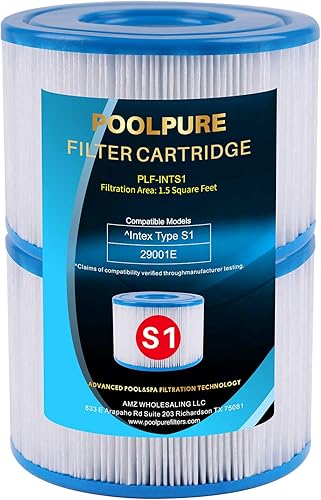 Miniatura 10 de POOLPURE Filtro para bañera de hidromasaje, 29001E, filtro PureSpa tipo S1, filtro de spa 11692, cartuchos de piscina fáciles de configurar para