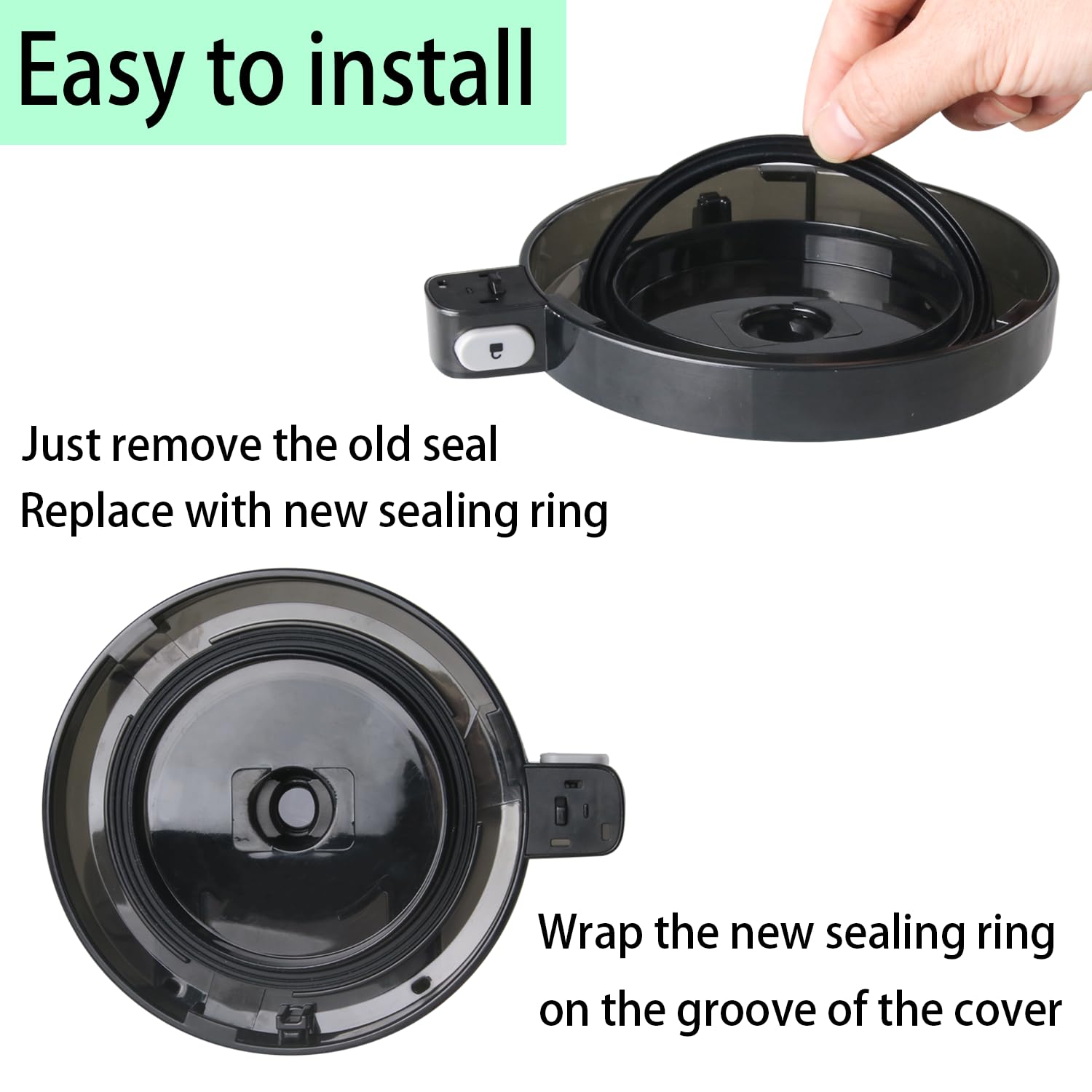 3-teiliges Dichtungsset Für Ninja Mixer | Inkl. O-Ring & Verschlussstopfen | Kompatibel Mit BC151 Serie