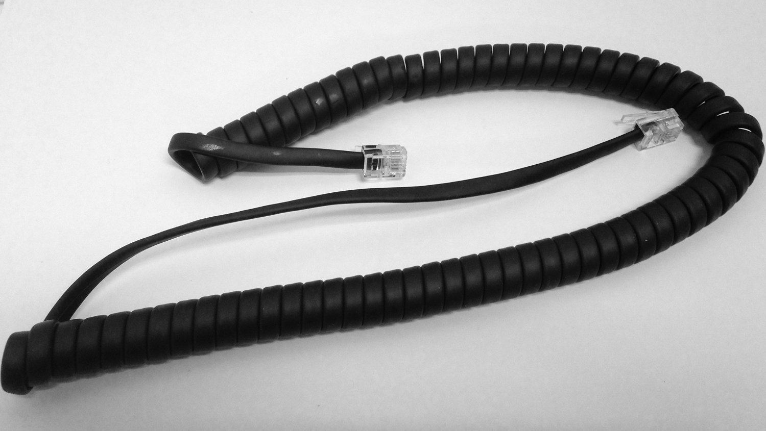 9 Foot Handset Receiver Curly Cord for Alcatel Lucent OmniPCX IP Touch and Digital Series Phone 4008 4018 4019 4028 4029 4038 4039 4068 8028 8029 8038 8039 8058