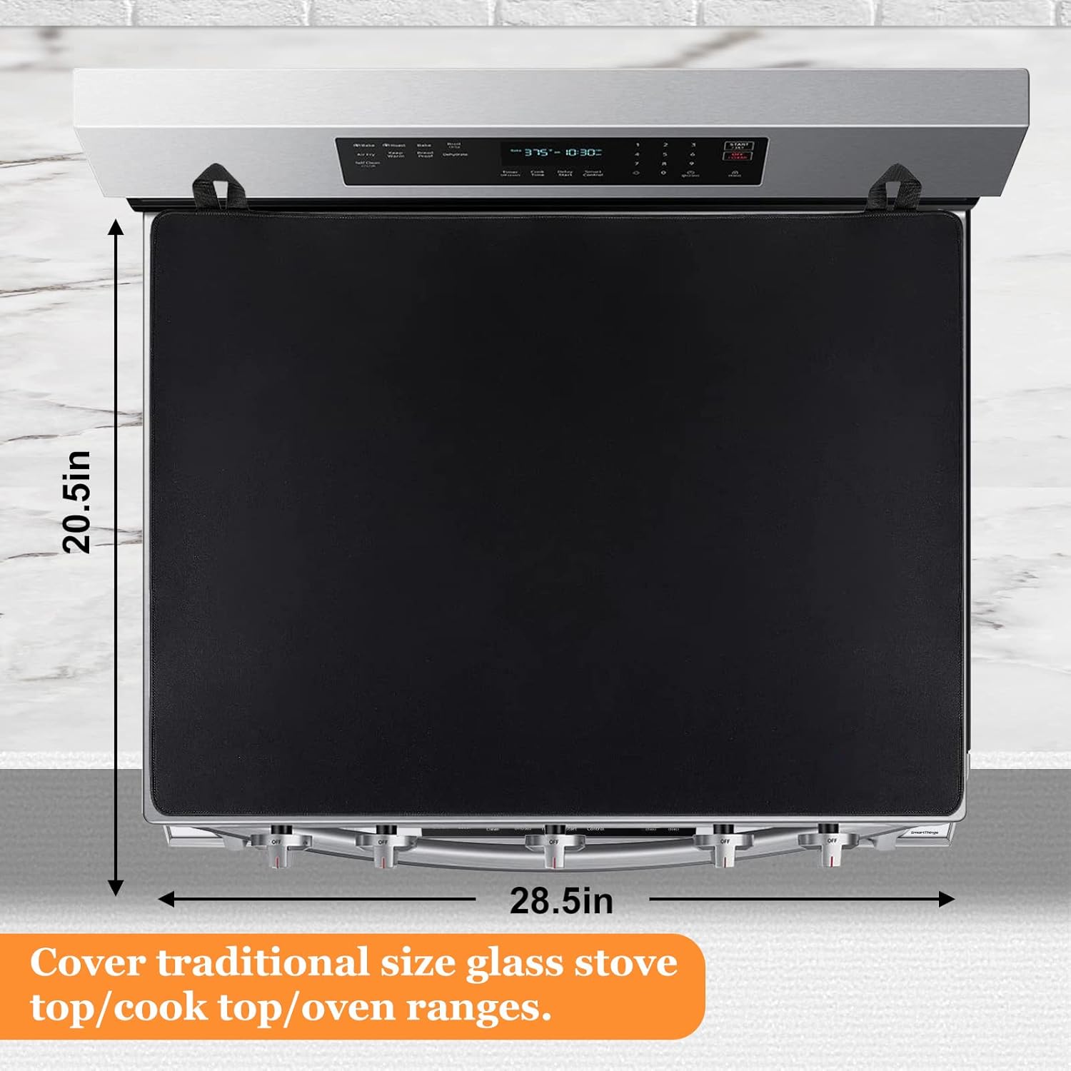 Heat Resistant Glass Stove Top Cover for Electric Stove Large Cooktop