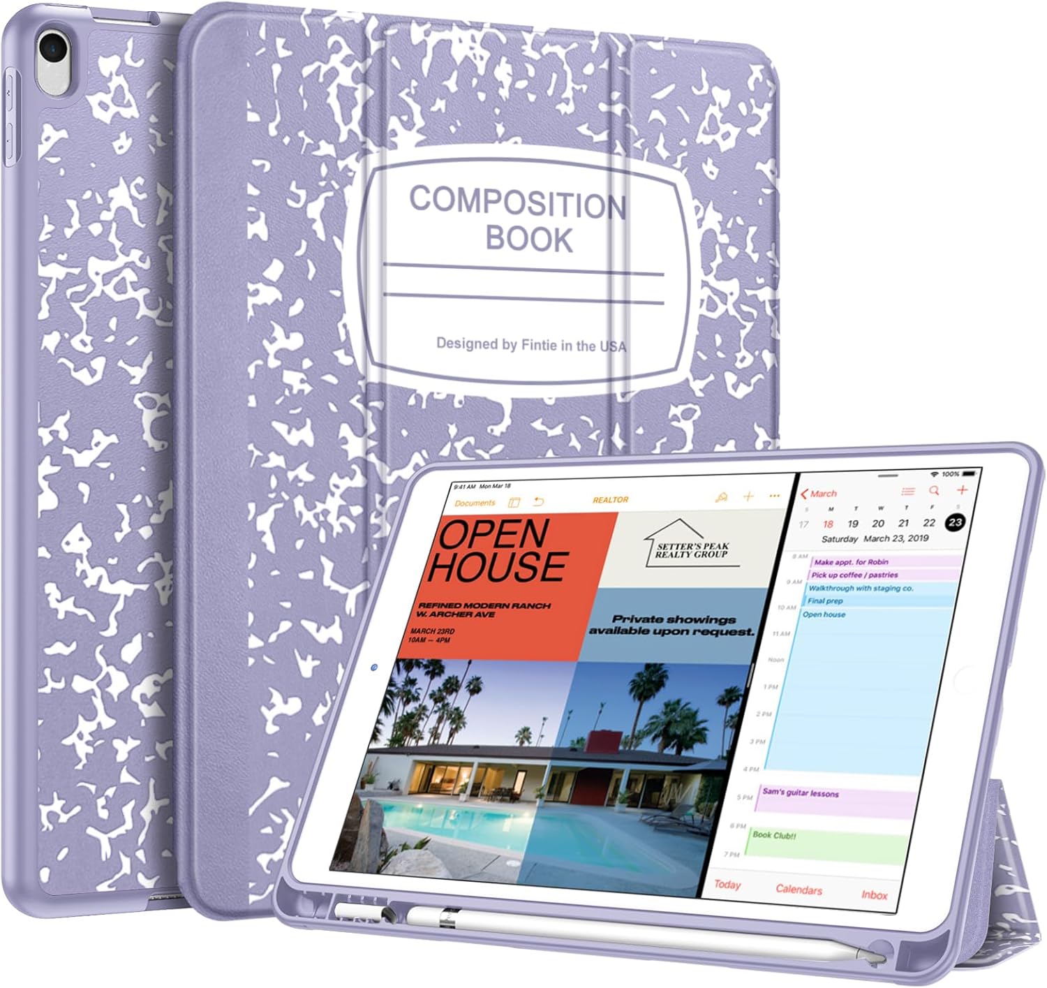 Fintie SlimShell Coque Pour IPad 6e/5e Génération (2018/2017