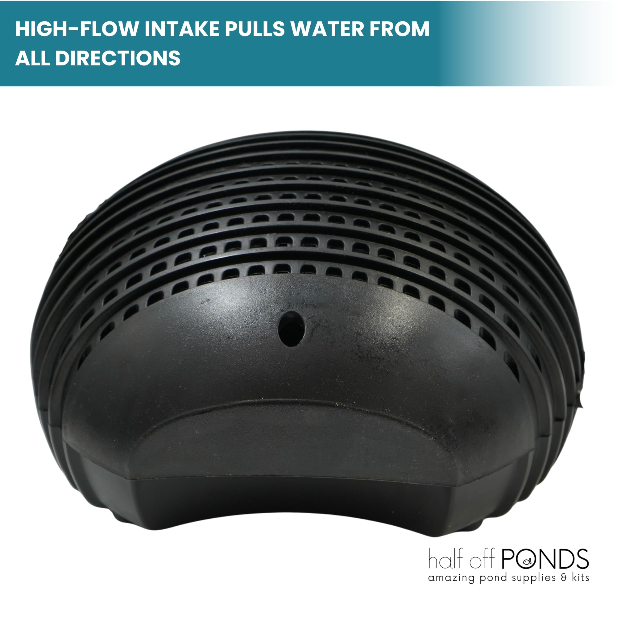 HALF OFF PONDS HydroFlow - Pompa sommergibile a cascata da 1.200 GPH - Pompa magnetica per laghetto con cavo da 9,2 m - Efficienza energetica, sicura per i pesci, per laghetti all'aperto, skimmer e