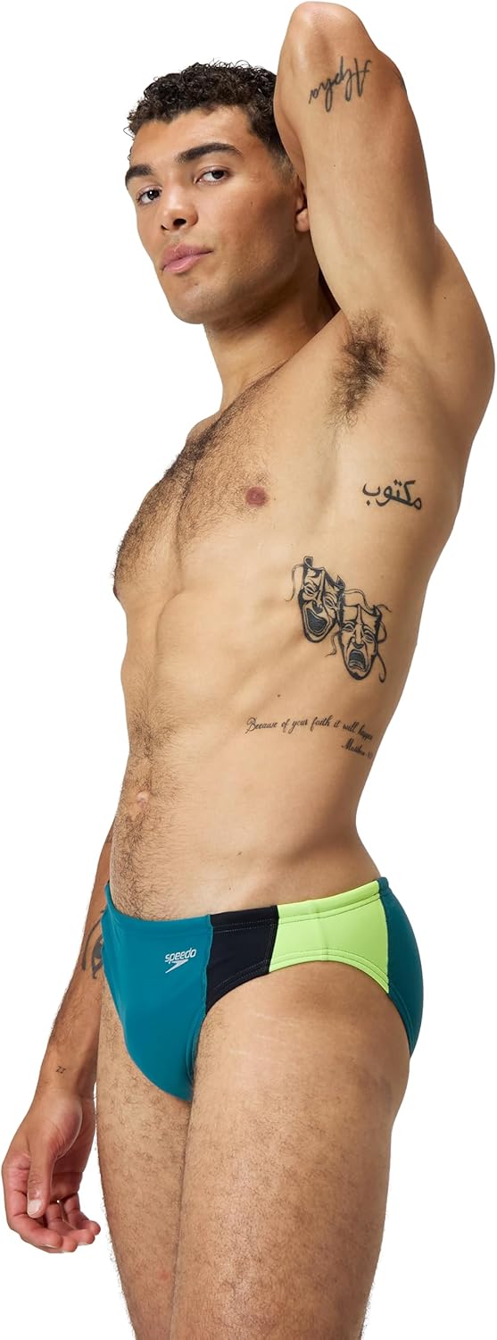 Speedo Mens Swimsuit Brief Eco Flex 2” Outseam Beachstar
