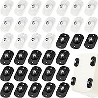 Vista 36 de Honoson - 48 ruedas giratorias autoadhesivas para electrodomésticos, deslizadores, universales, giratorias de 360°, para cocina pequeña Transparente